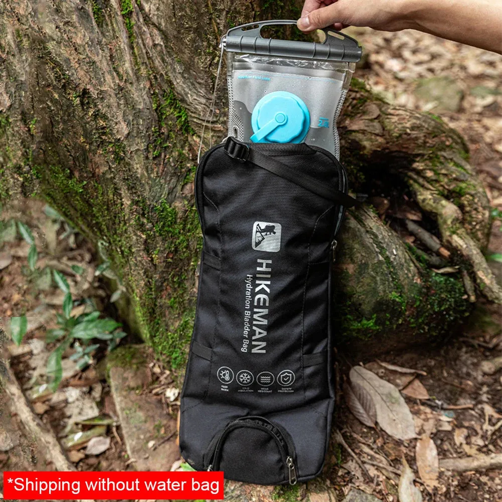 Insulated Cooler Bag for 1-2L & 2-3L Water Bladder Water Resistant Water Bladder Insulator Bag for Hiking Cycling Camping Skiing