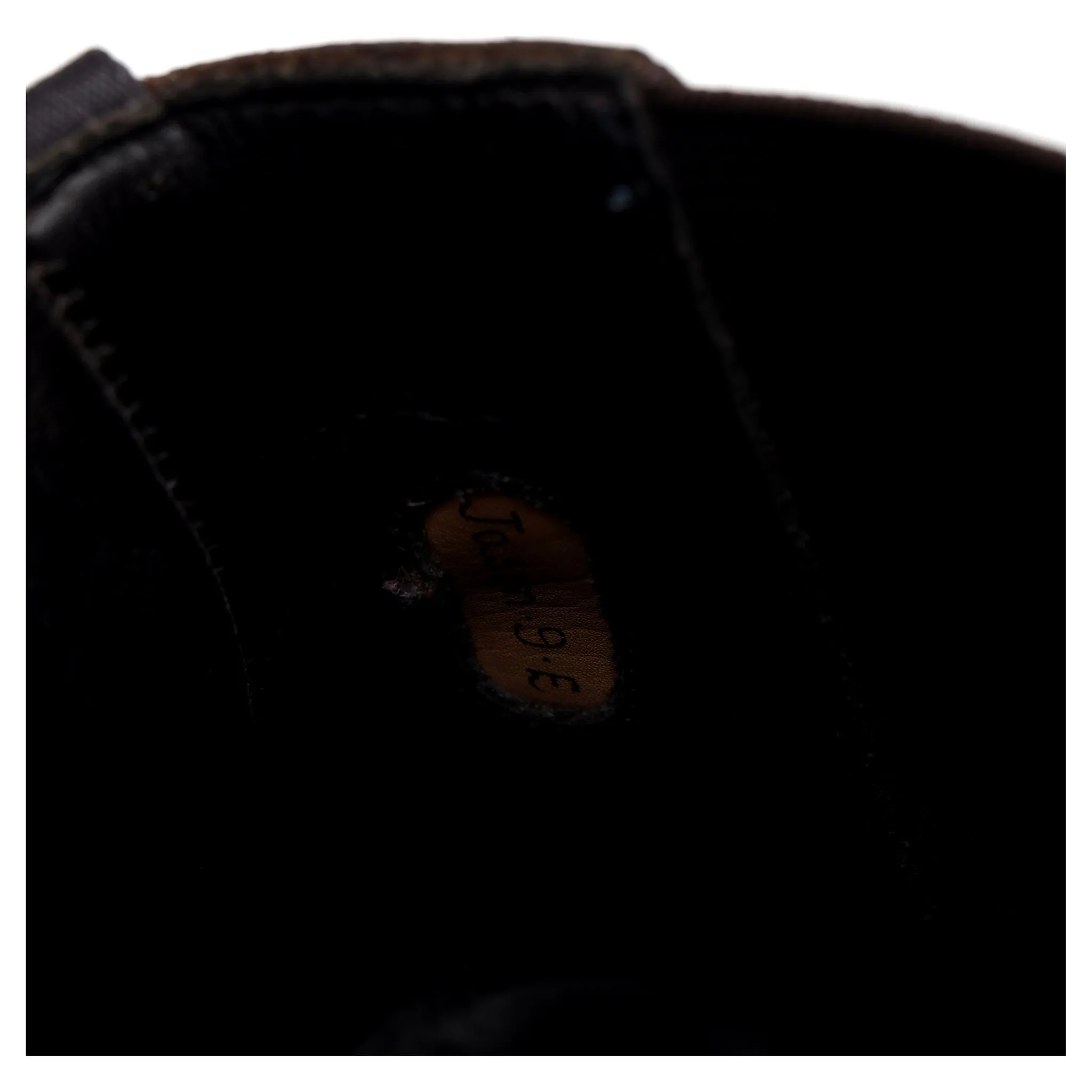 'Jason' Dark Brown Leather Chelsea Boots UK 9 E