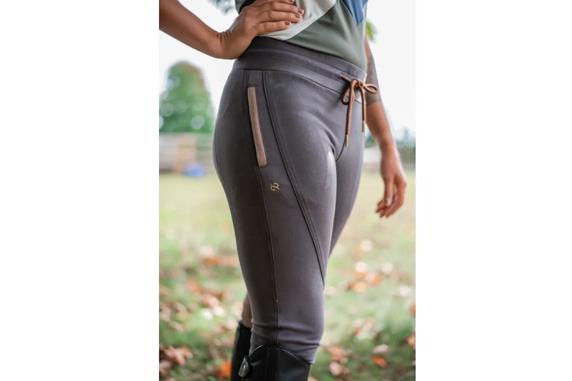 Jogger Knee Patch Breech - Brown