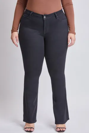 Junior Plus Size Sustainable Mid Rise Boot Cut Jeans, Pack of 6