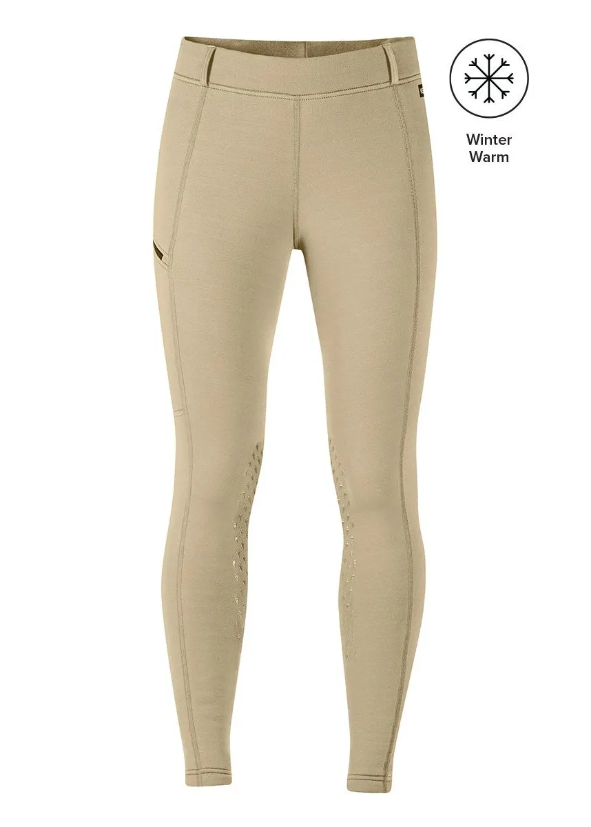 Kerrits Power Stretch Knee Patch Pocket Winter Tight