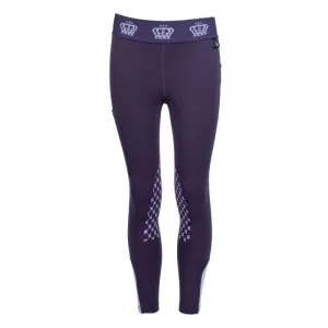 Kids HKM Lola Silicone Knee Patch Riding Leggings