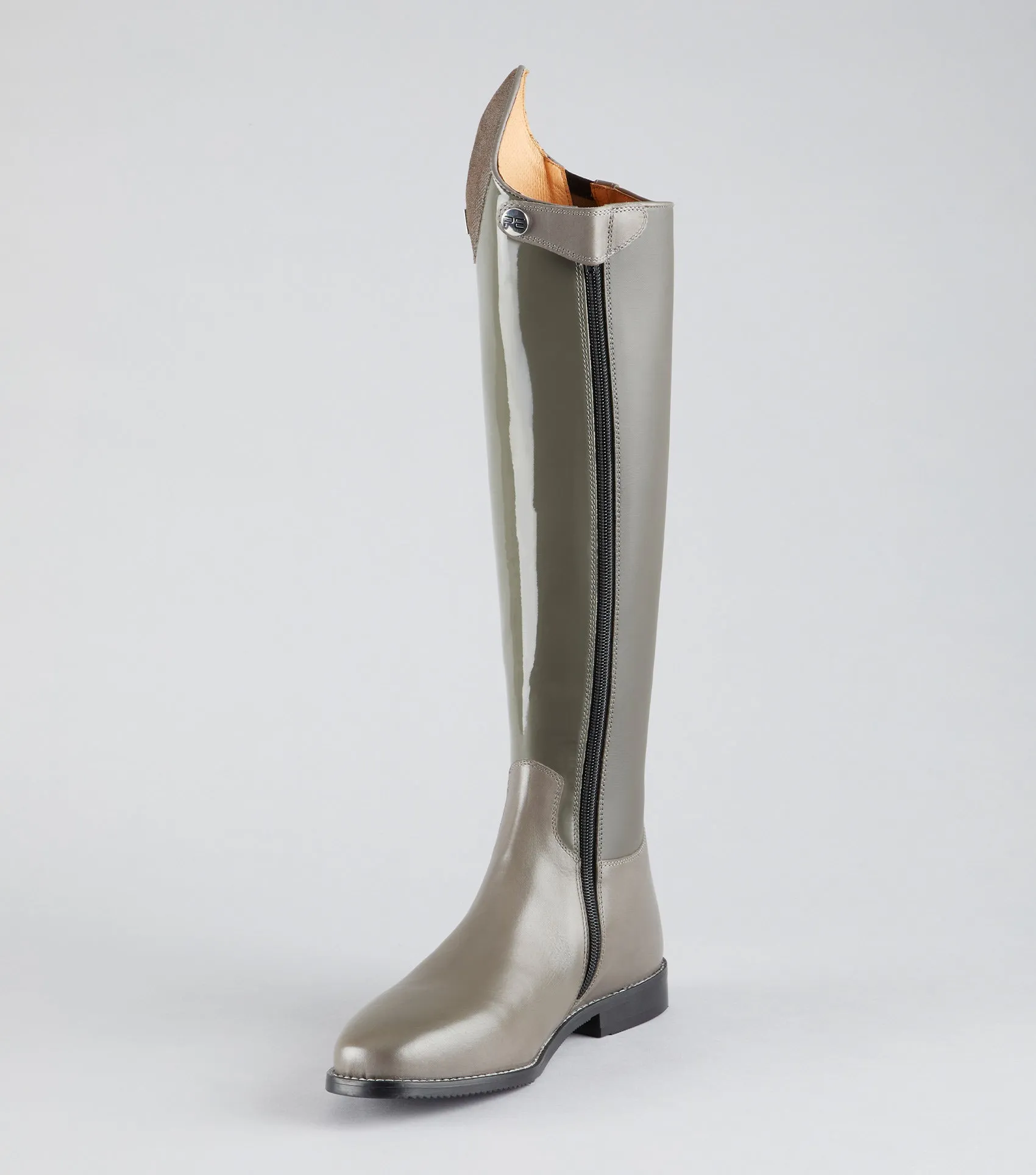 Levade Ladies Leather Dressage Riding Boots Grey (Regular Calf)