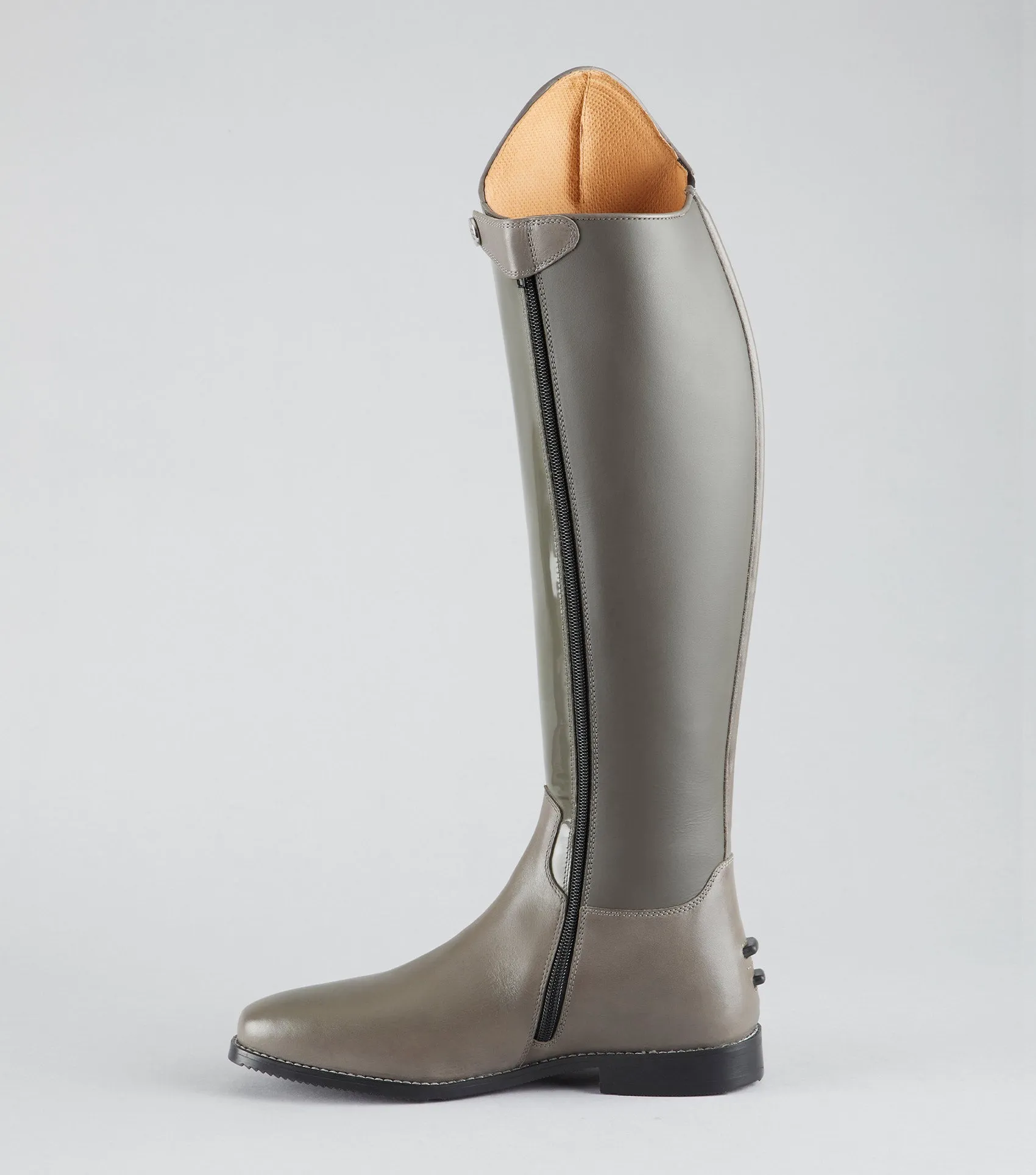 Levade Ladies Leather Dressage Riding Boots Grey (Wide Calf)