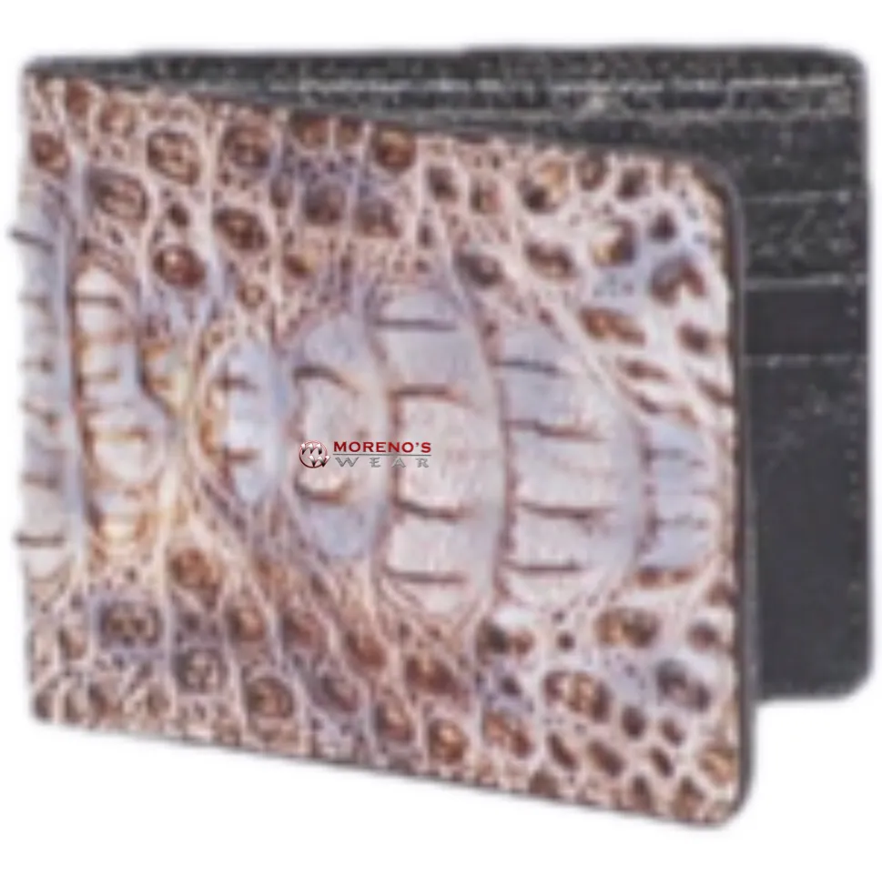 Los Altos Caiman Hornback Exotic Wallet