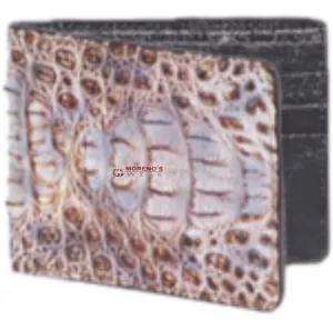 Los Altos Caiman Hornback Exotic Wallet