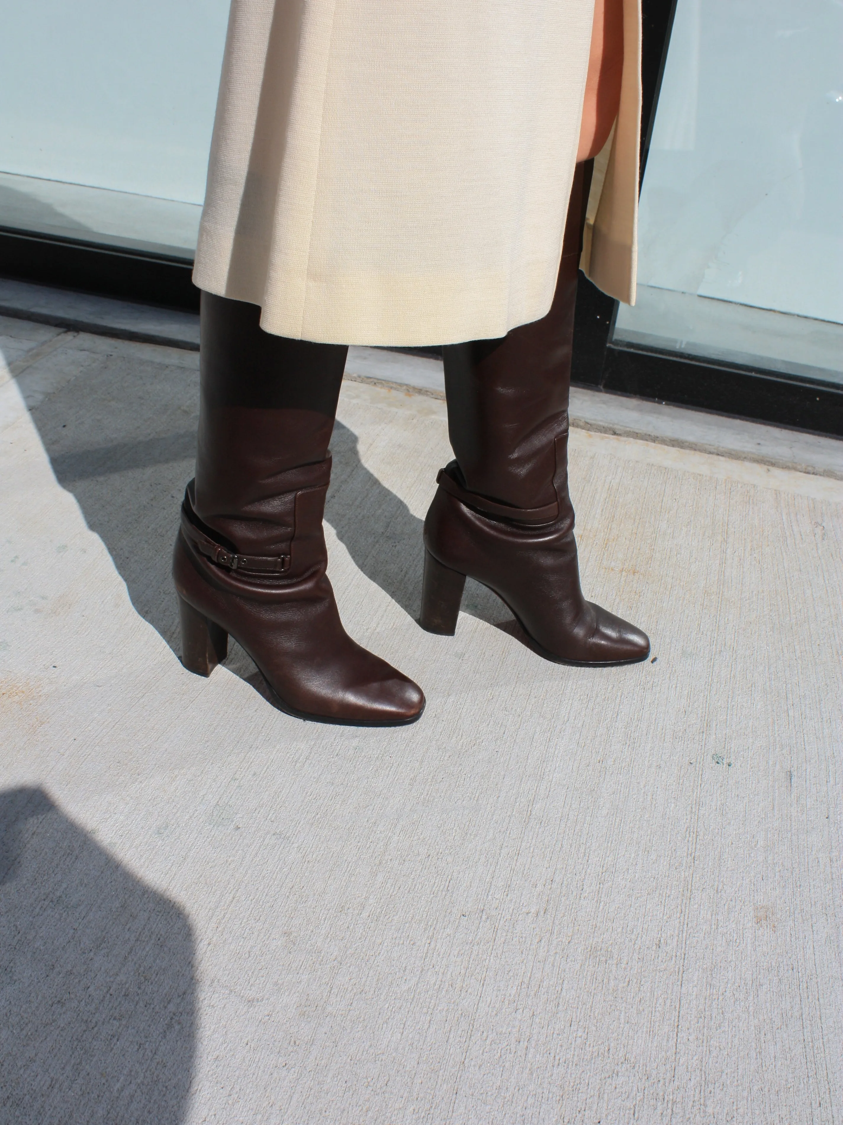 Louboutin Heeled Leather Boots