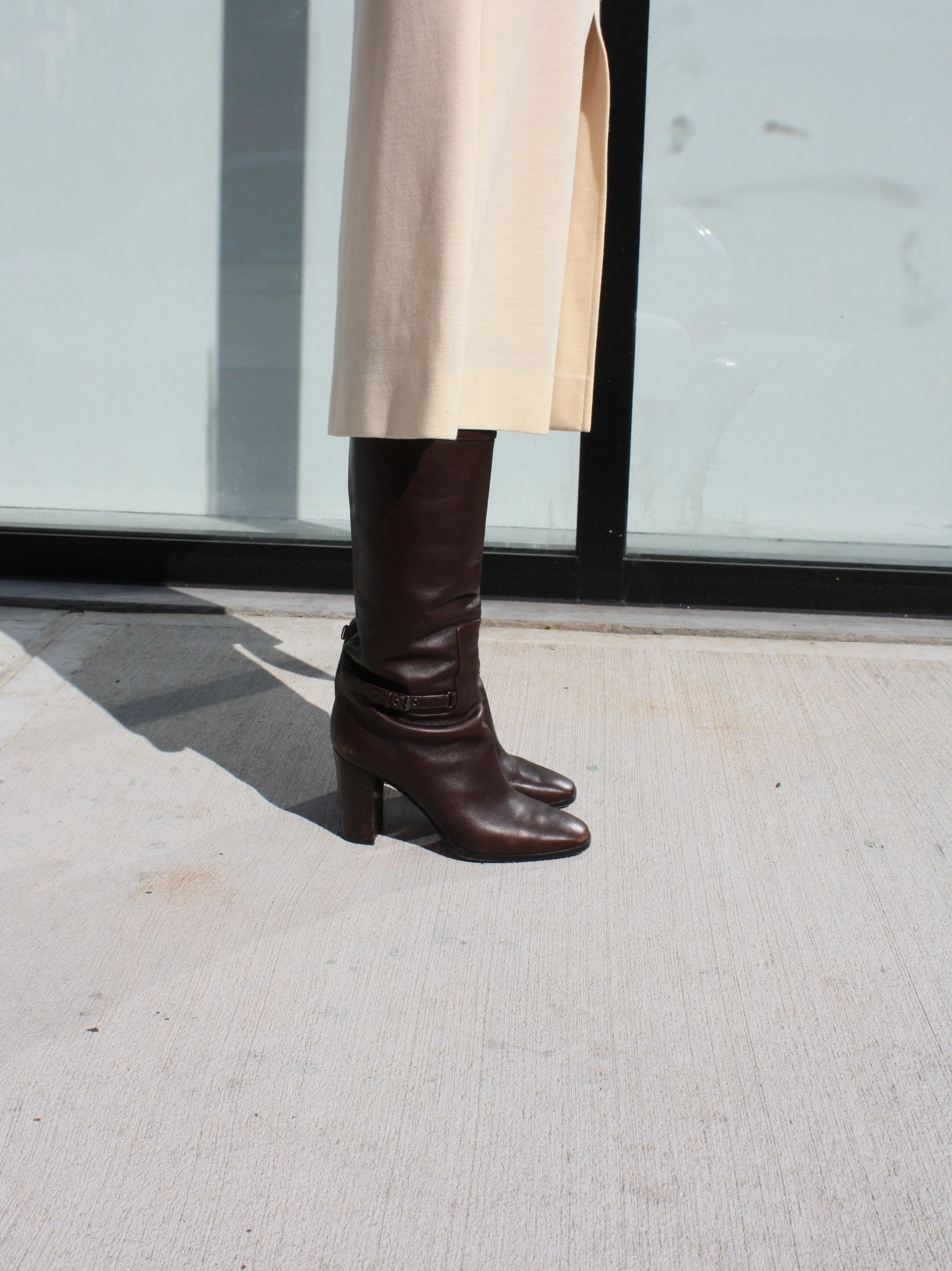 Louboutin Heeled Leather Boots