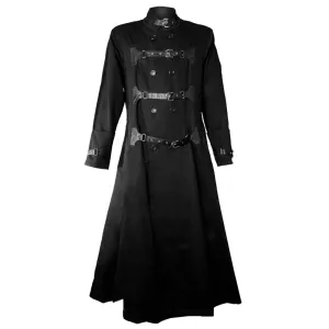 Men Hellraiser Dark Coat Gothic Long Trench Coat for the Damned