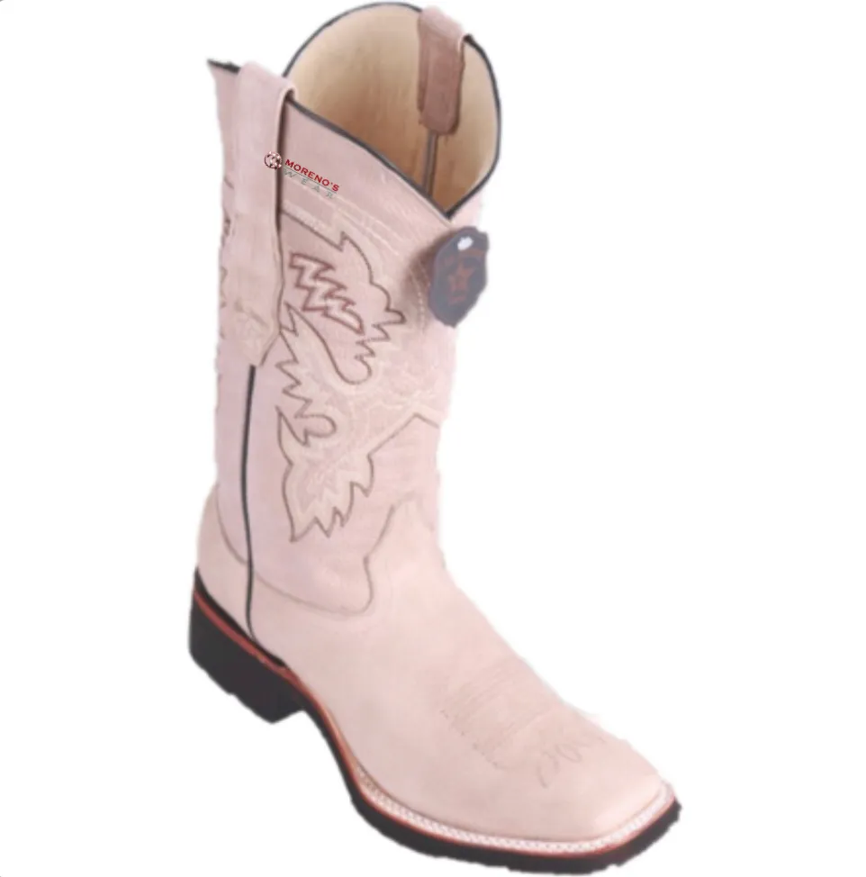 Men’s Los Altos Grisly Boots Wide Square Toe (Rubber Sole)