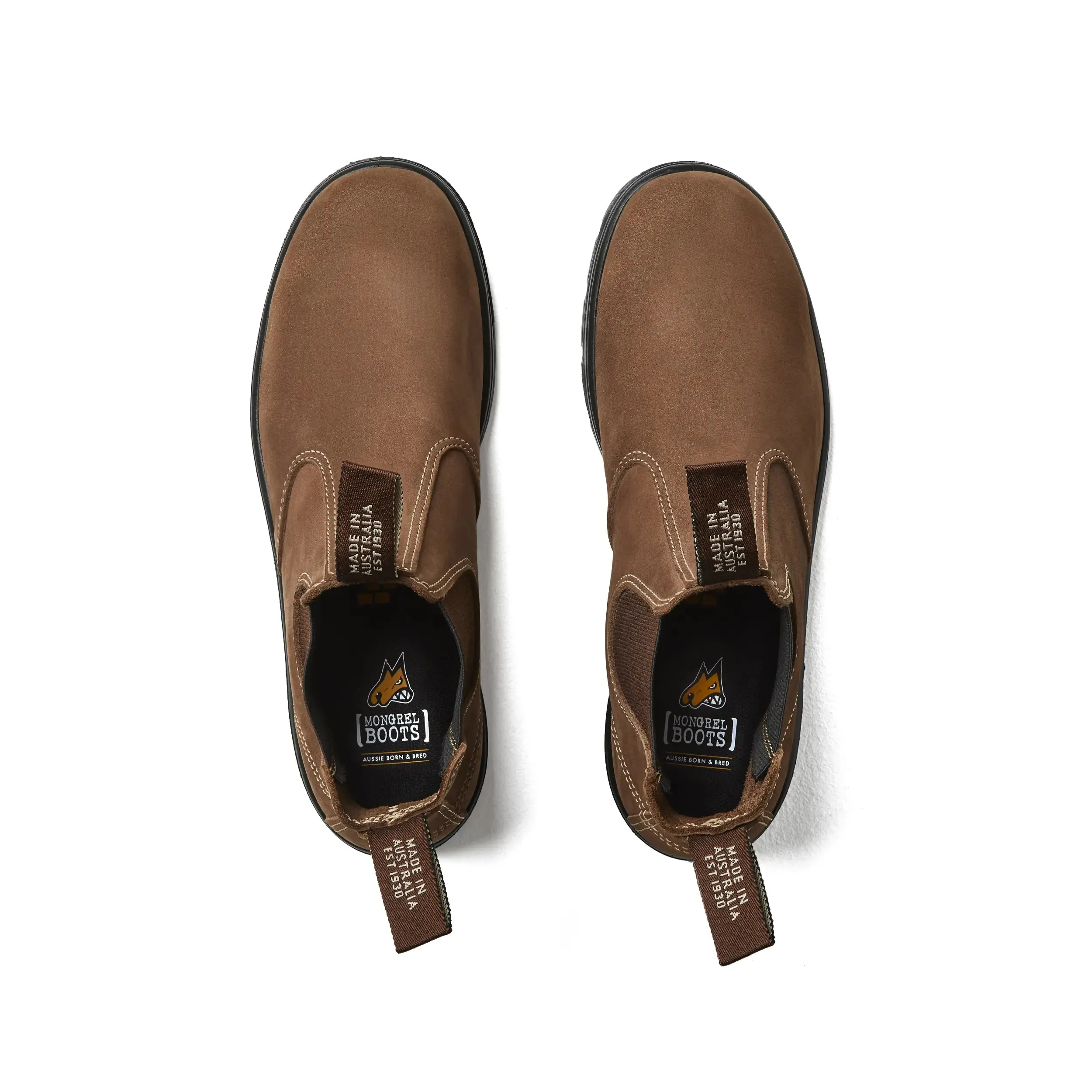 Mongrel Vintage Brown K9 Elastic Sided Boot