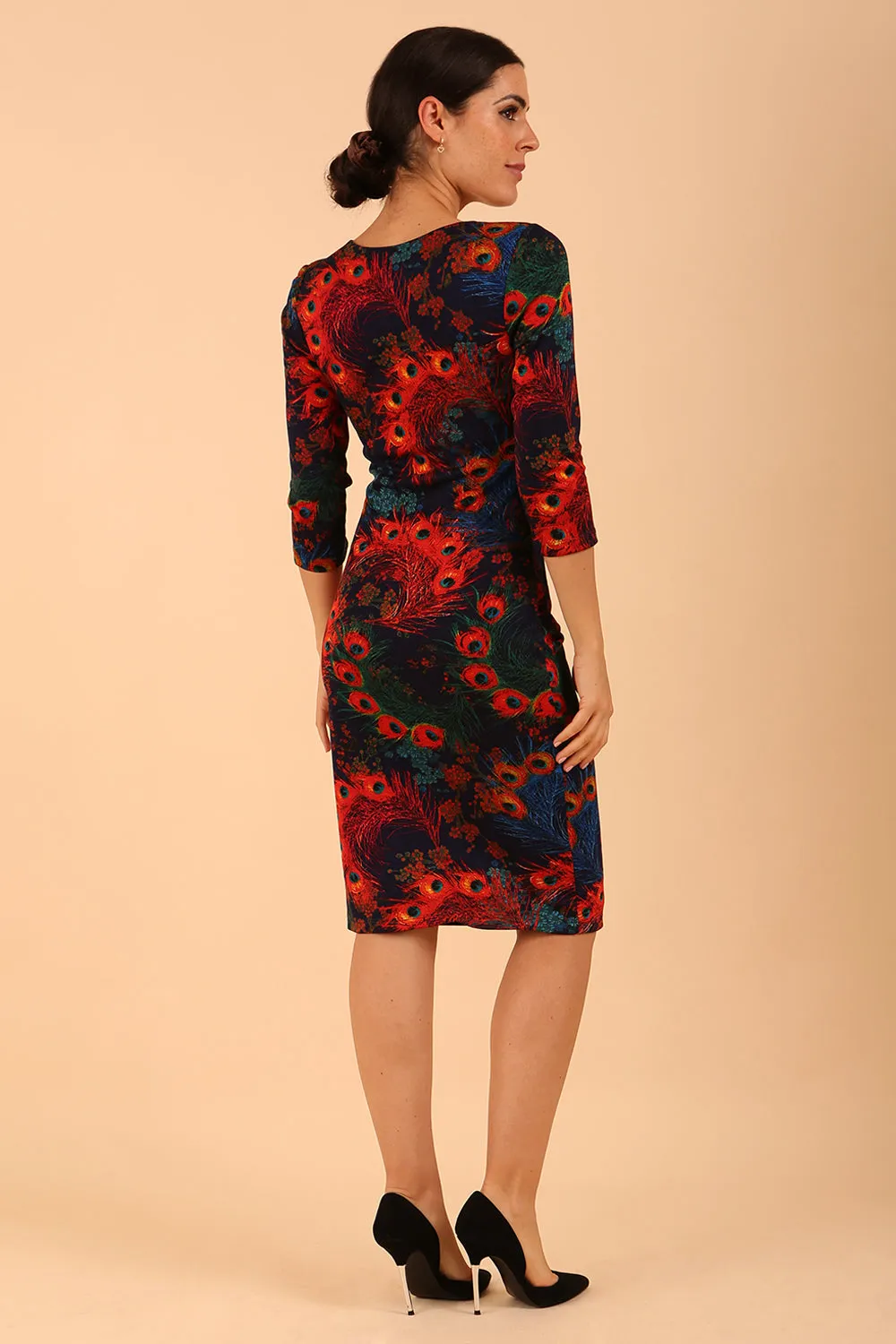 Morello Print Dress