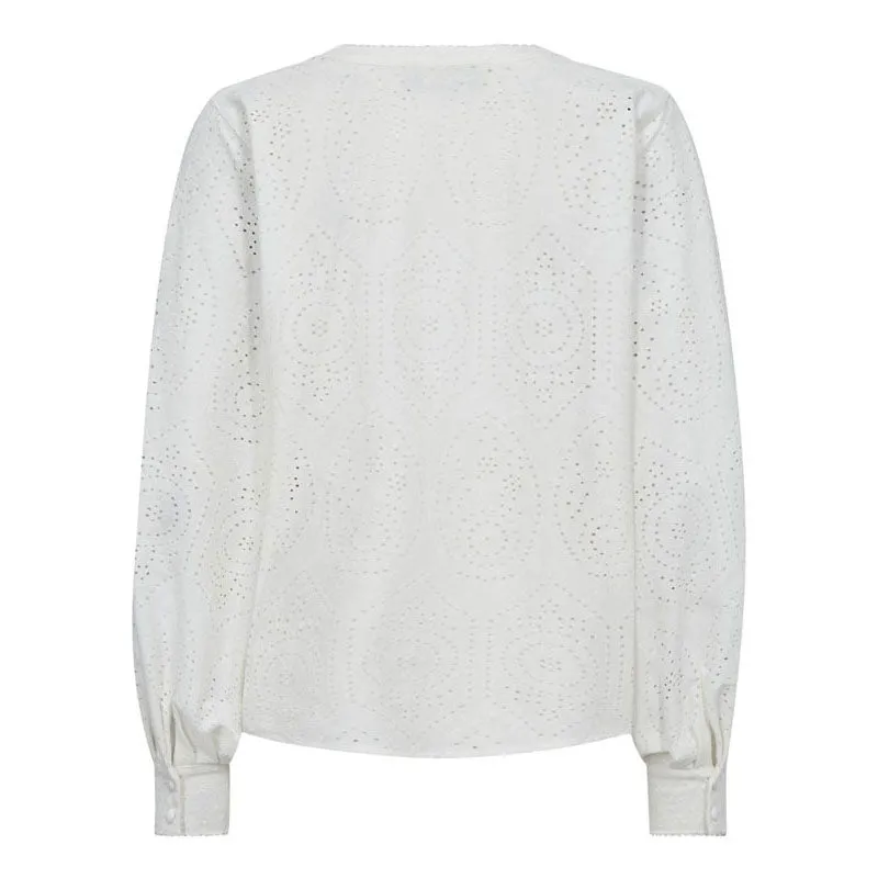 MOS MOSH MMYen Sina Lace Blouse in Ecru