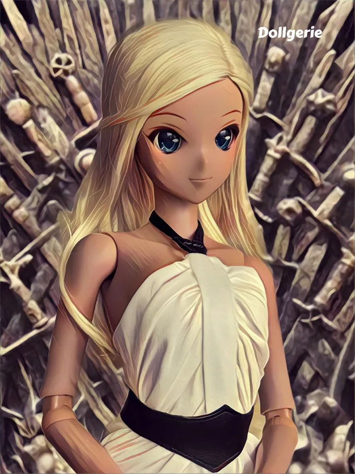 Mother of Dragon Dress, inspired by Game of thrones, made for SmartDoll or DD
