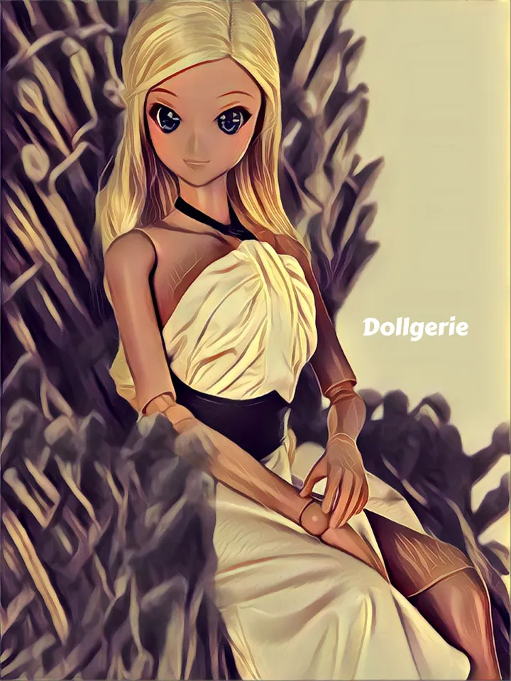 Mother of Dragon Dress, inspired by Game of thrones, made for SmartDoll or DD