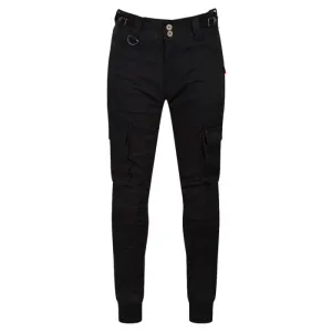 Motogirl® Lara Cargo Black Trousers
