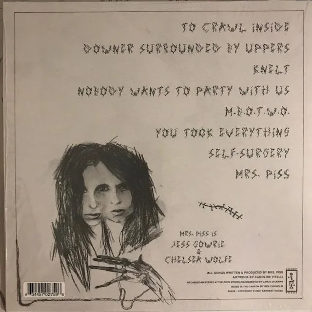 Mrs. Piss - Self-Surgery [Single Sided, Etched] – New LP