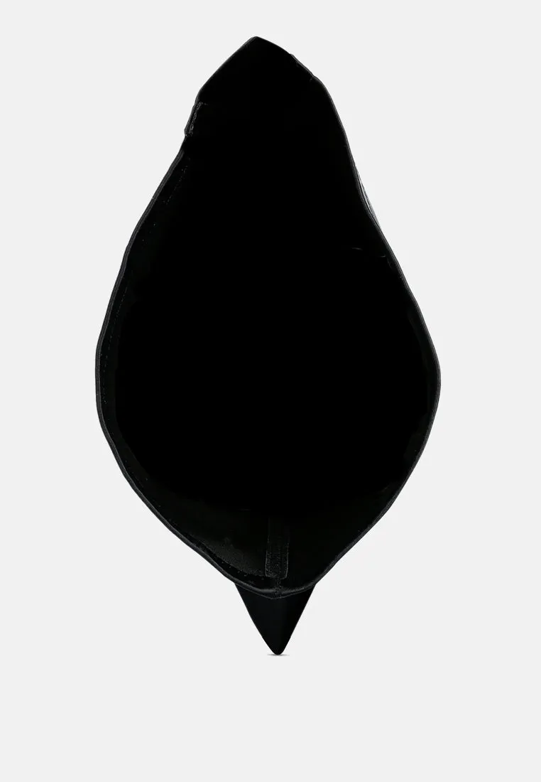 No Calm Superstretch Stiletto Long Boot by London Rag