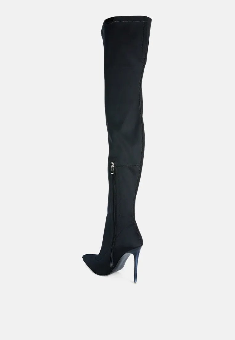 No Calm Superstretch Stiletto Long Boot By Ruw