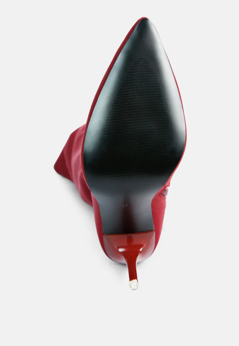 No Calm Superstretch Stiletto Long Boot By Ruw