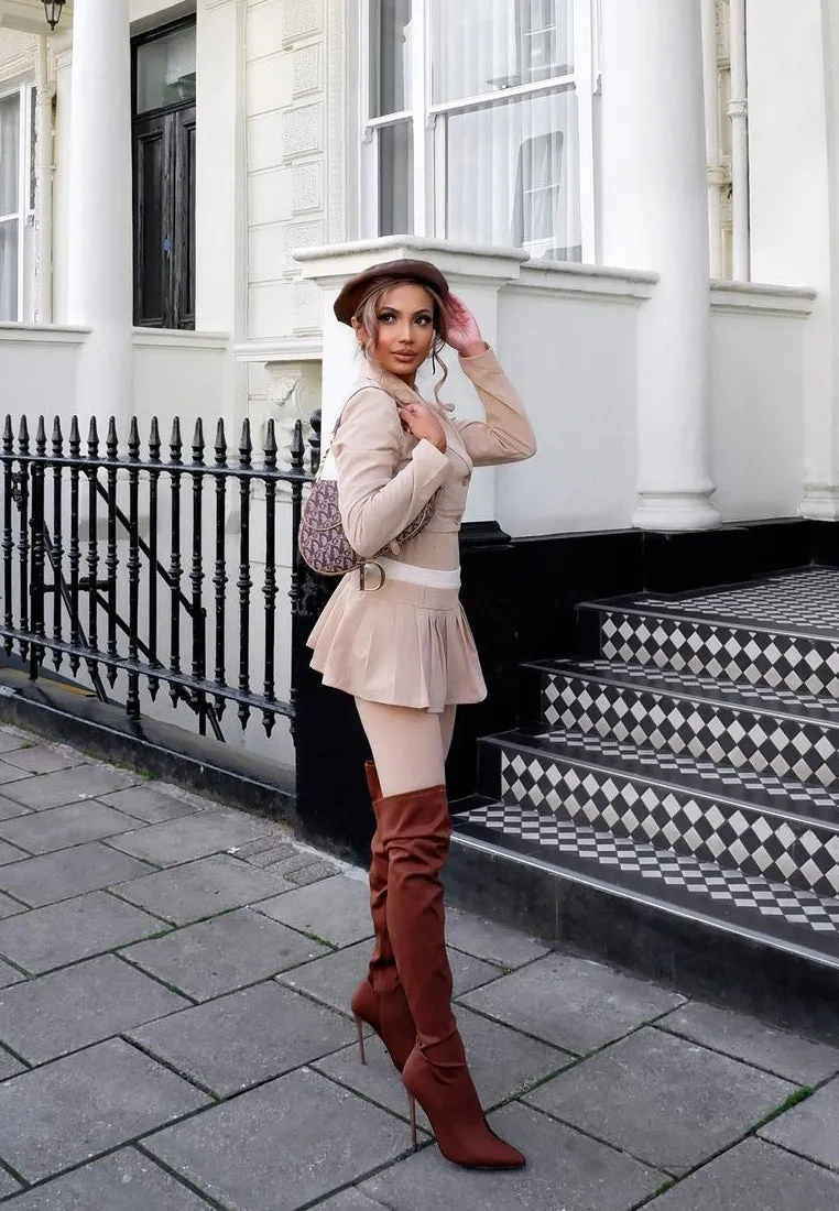 No Calm Superstretch Stiletto Long Boot By Ruw
