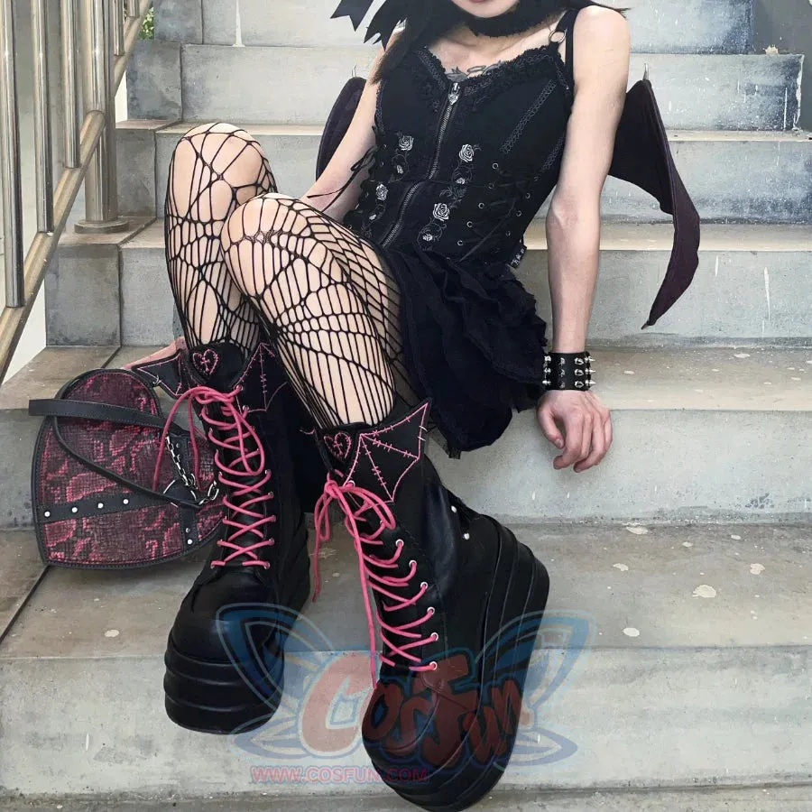 Original Cool and Spicy Lolita Thick Soled Boots