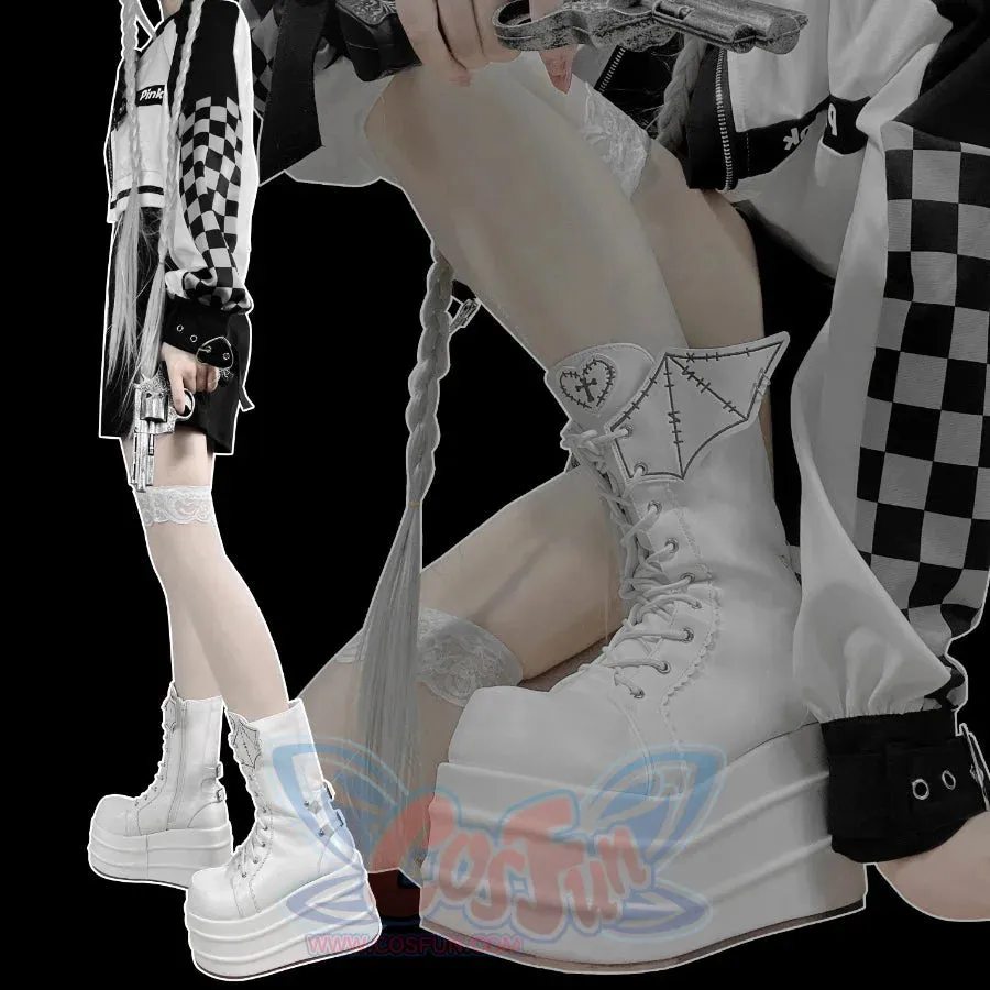 Original Cool and Spicy Lolita Thick Soled Boots