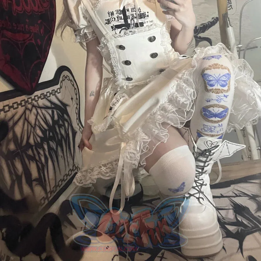 Original Cool and Spicy Lolita Thick Soled Boots