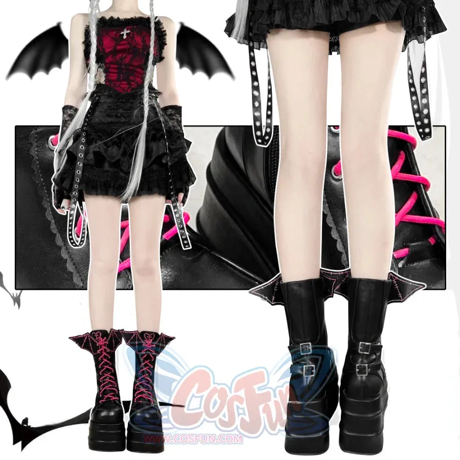 Original Cool and Spicy Lolita Thick Soled Boots
