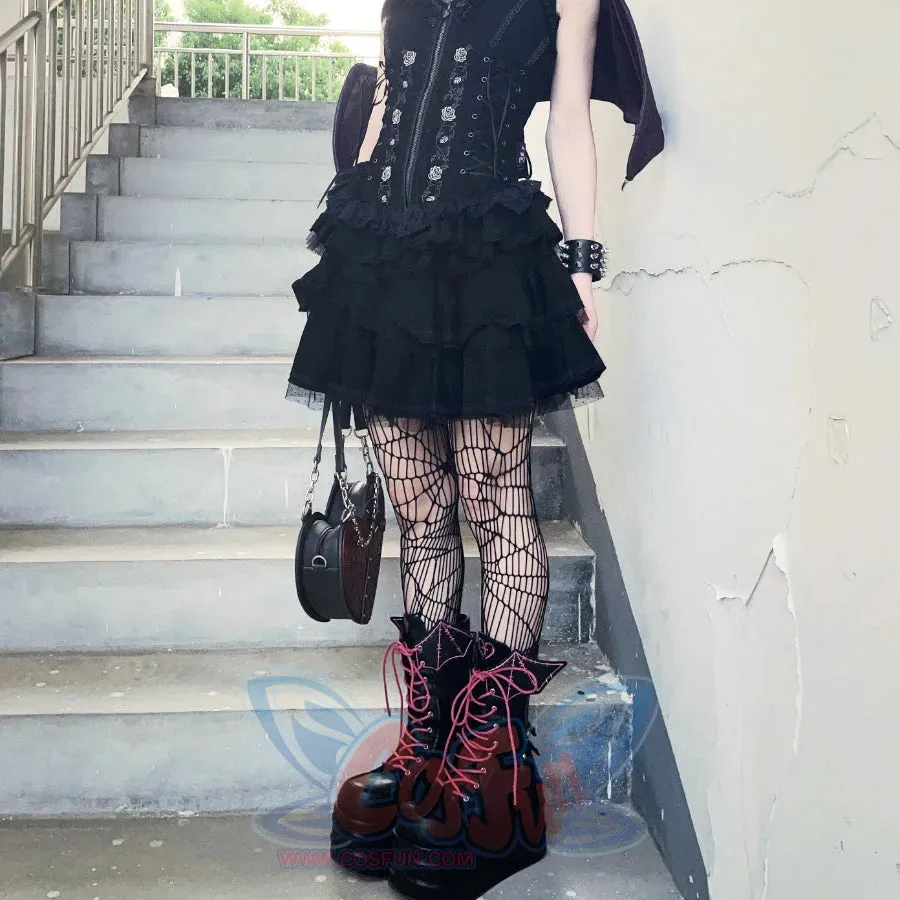 Original Cool and Spicy Lolita Thick Soled Boots