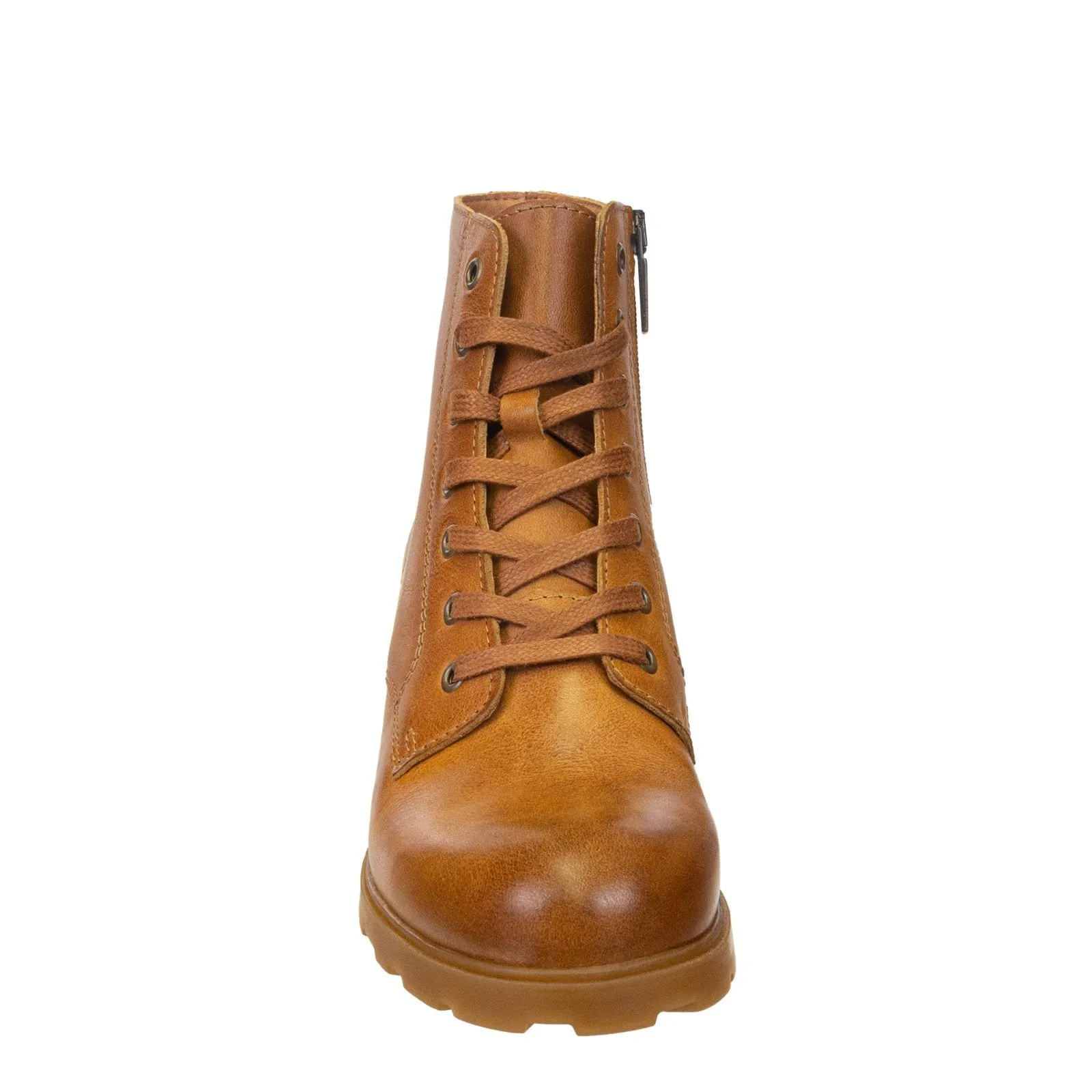 OTBT - ARC in CAMEL LEATHER Heeled Ankle Boots