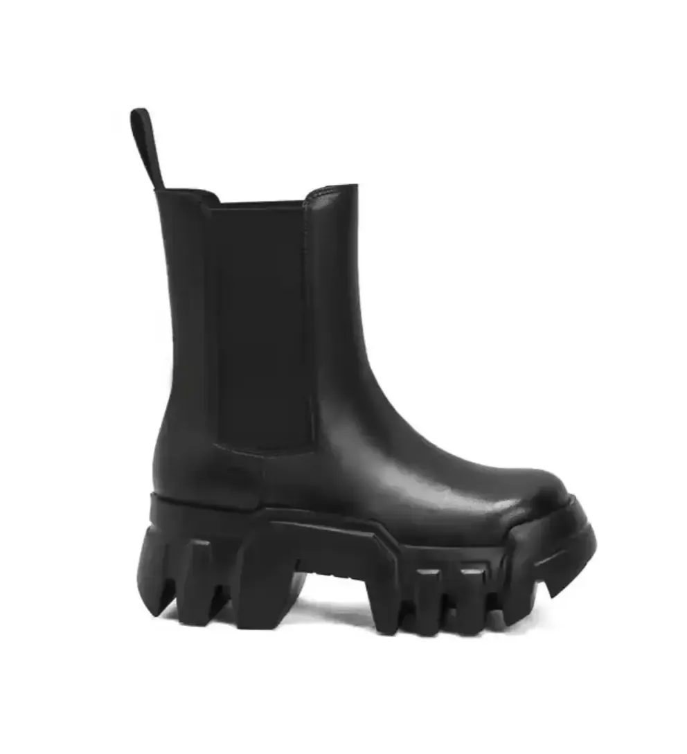 Oversized Platform Chelsea Boots