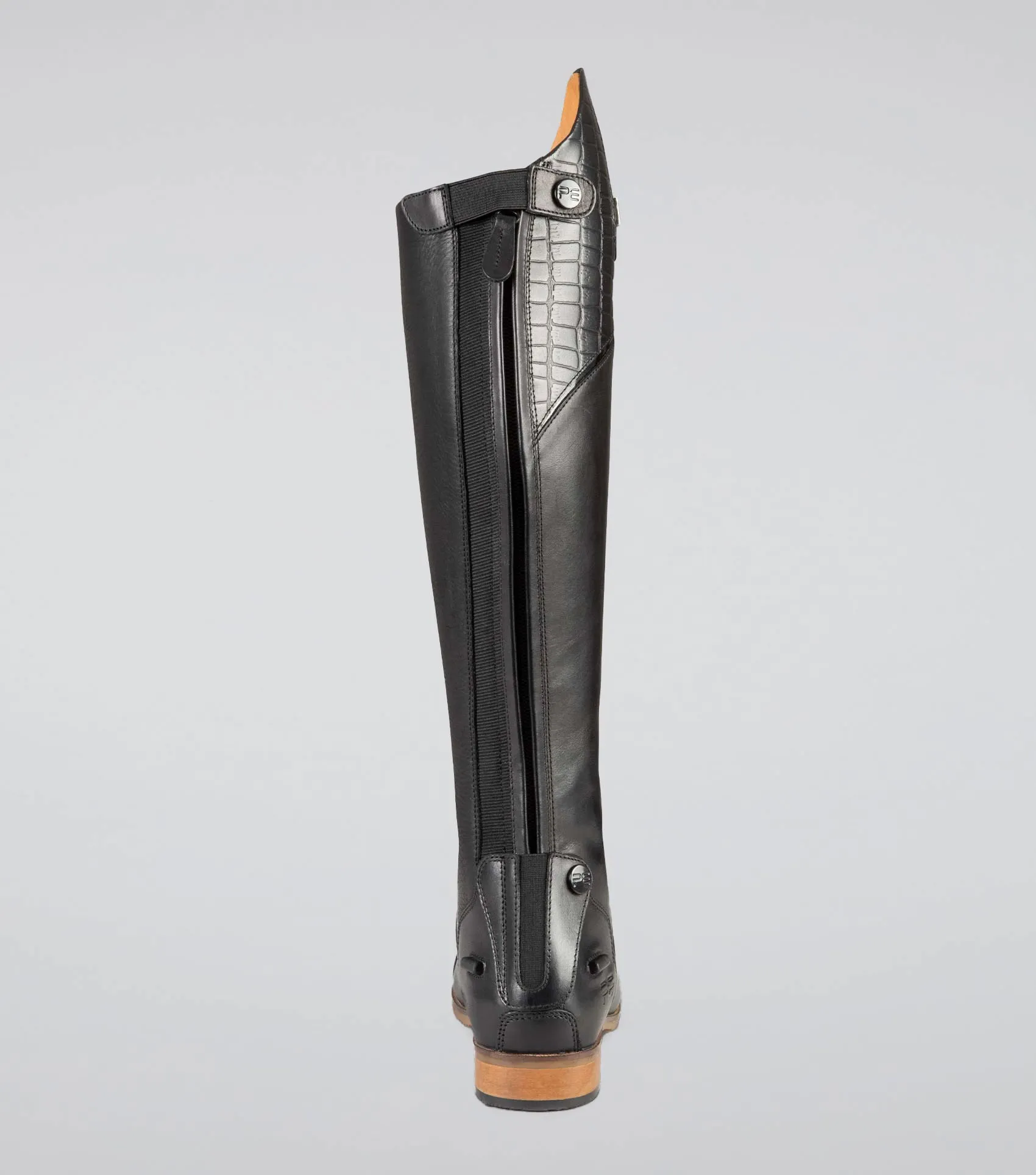 Passaggio Ladies Leather Field Tall Riding Boots Black (Wide Calf)