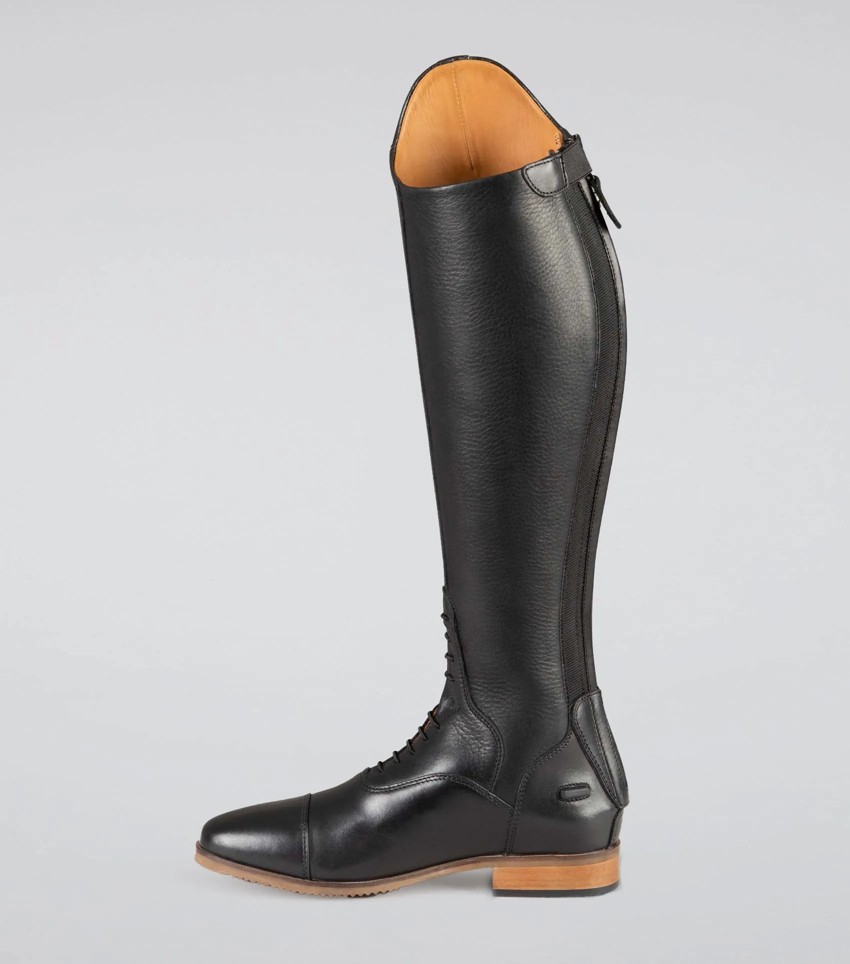 Passaggio Ladies Leather Field Tall Riding Boots Black (Wide Calf)