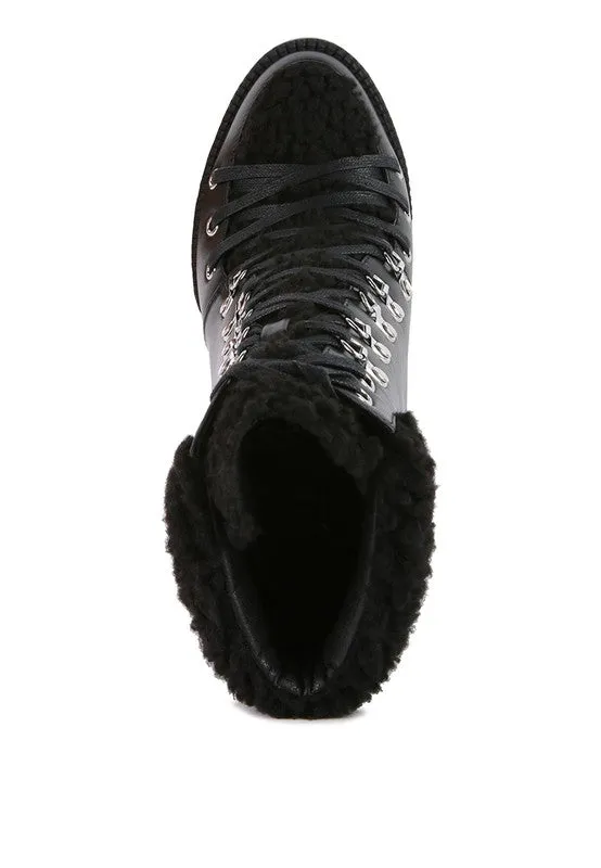 Pines Above Ankle Lace-Up High Heel Boots