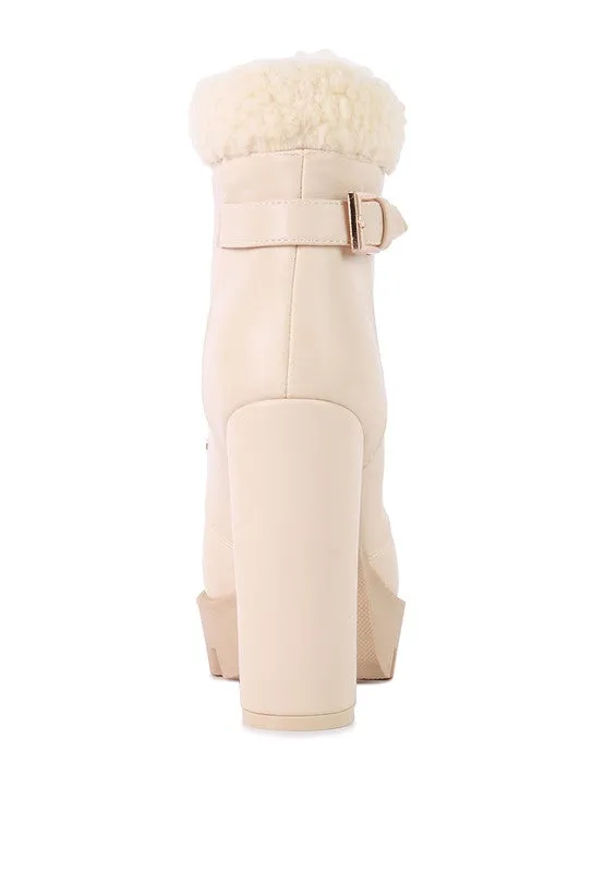 Pines Above Ankle Lace-Up High Heel Boots