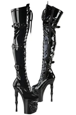 Pleaser Rapture 3028 Patent Boots