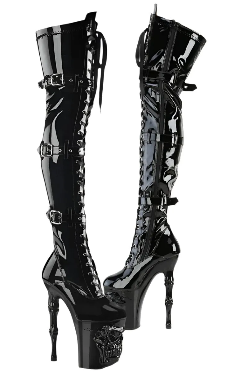 Pleaser Rapture 3028 Patent Boots