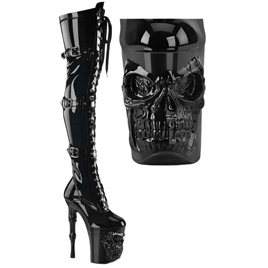 Pleaser Rapture 3028 Patent Boots