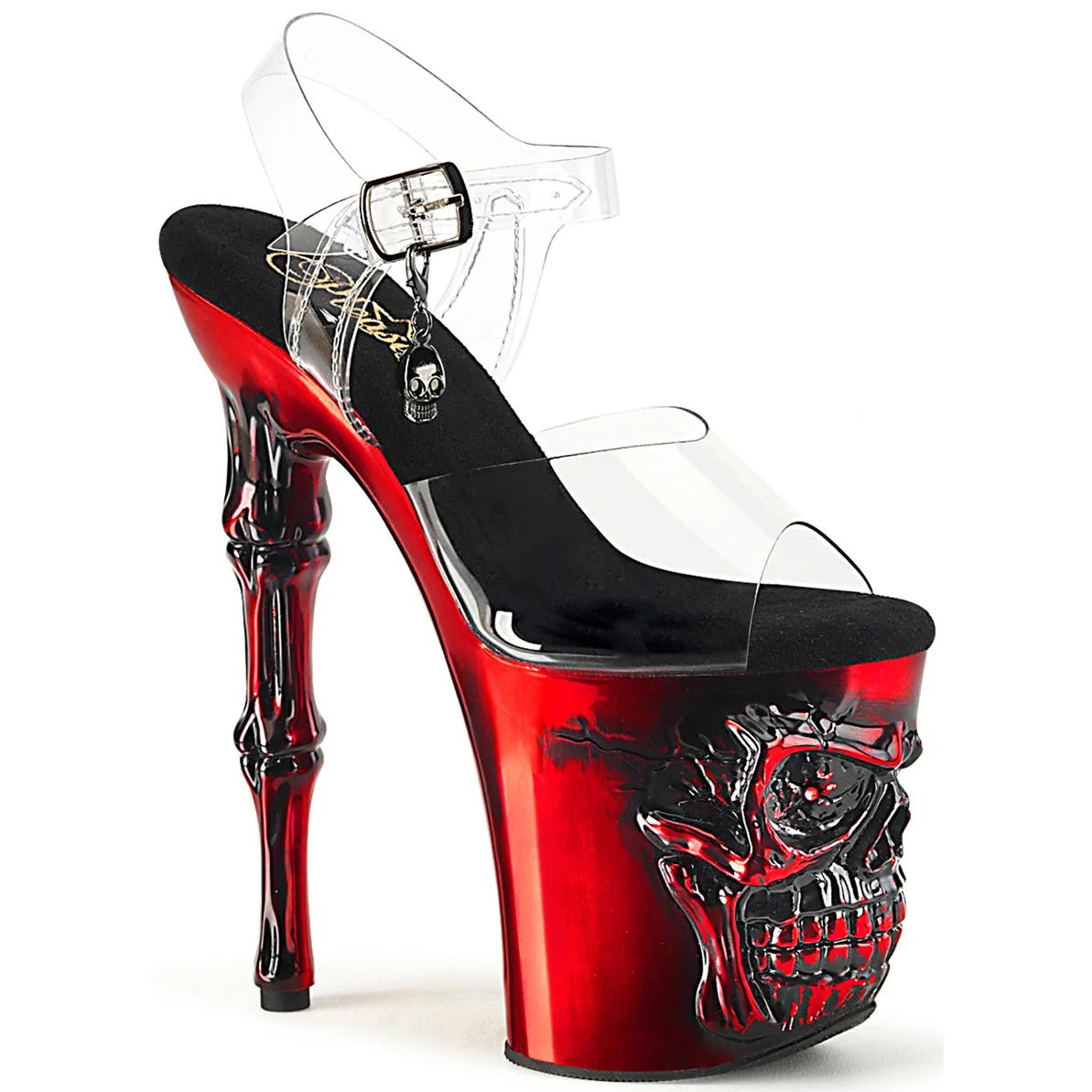 Pleaser Rapture 808-LT Red