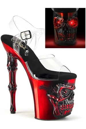 Pleaser Rapture 808-LT Red