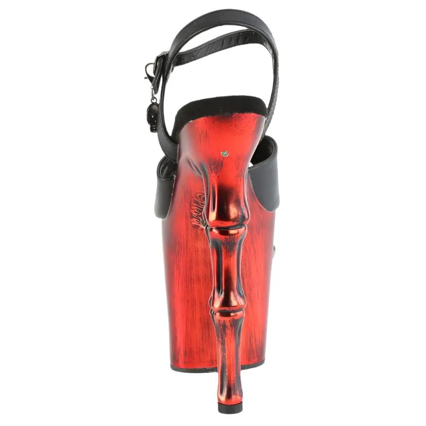 Pleaser Rapture 809-LT Red Shoes