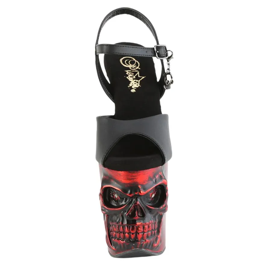 Pleaser Rapture 809-LT Red Shoes