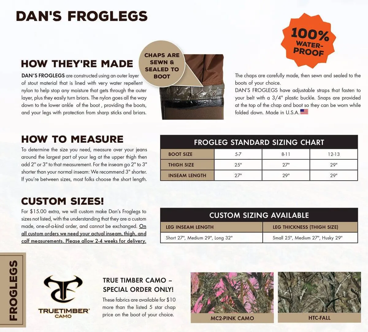 Quatro Non-Insulated Boot w/ Dan's Chap