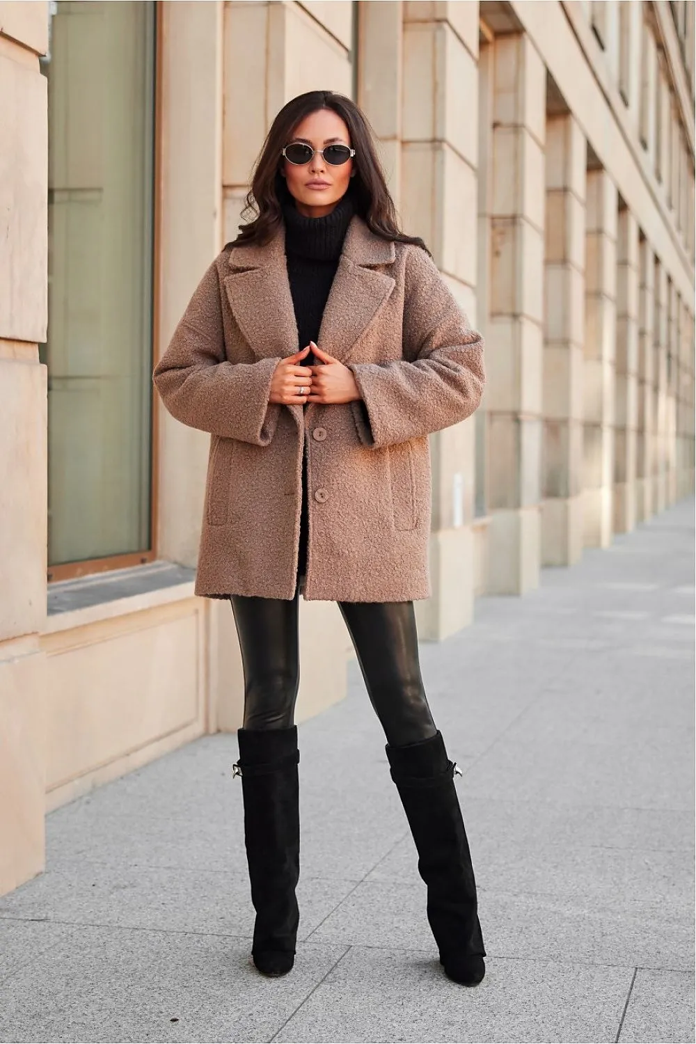 Quilted Classic Collar Jacket