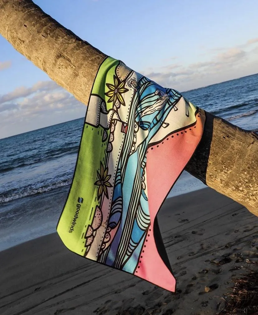 "Life is a Beach" Goodwinds Travel Towel