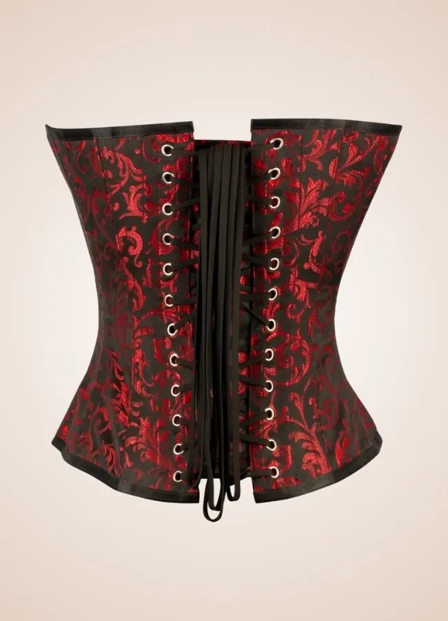 Red And Black Steampunk Corset
