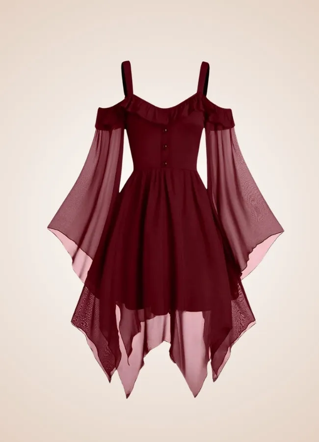 Red Victorian Steampunk Dress