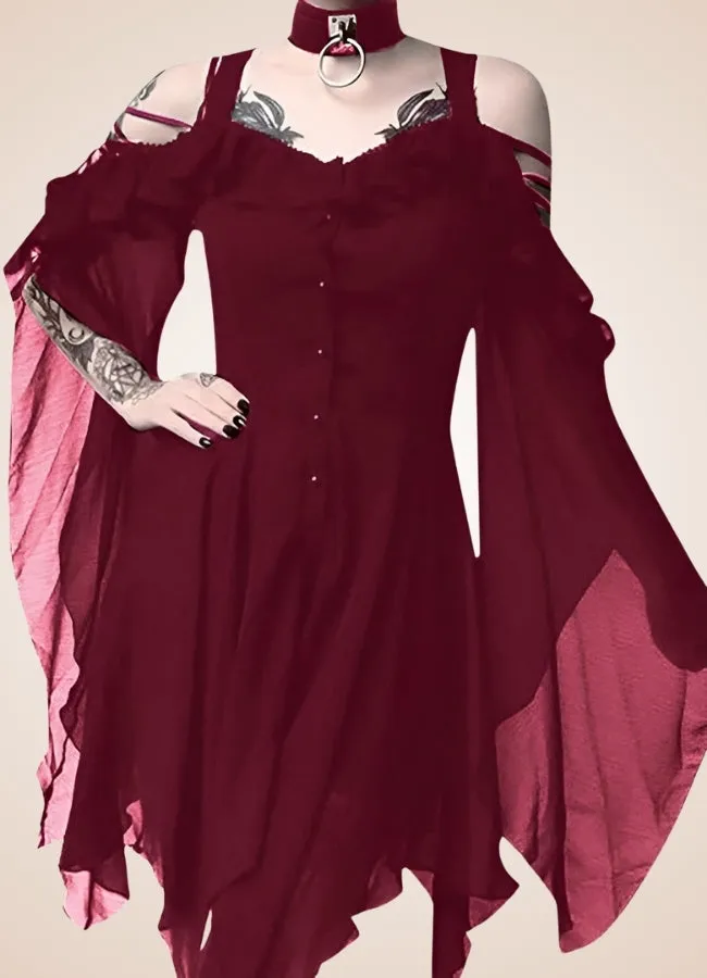Red Victorian Steampunk Dress