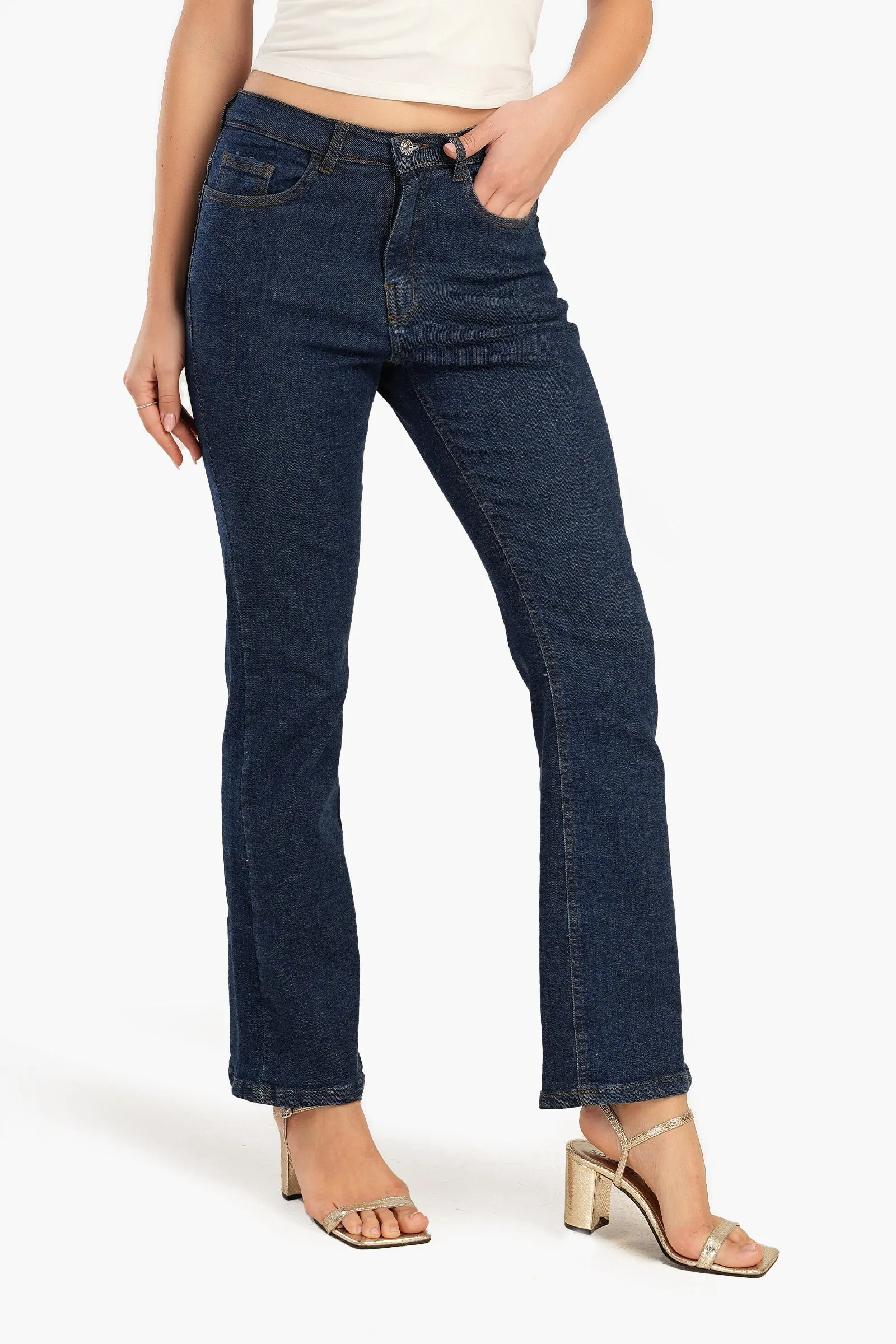 Regular Fit Cotton Jeans